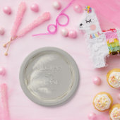 Chic Pampas Grass Papieren Bordje (Feest)