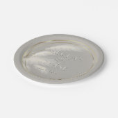 Chic Pampas Grass Papieren Bordje (Gekanteld)