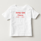Chic Papa's kleine prinses Kinder Shirts (Voorkant)