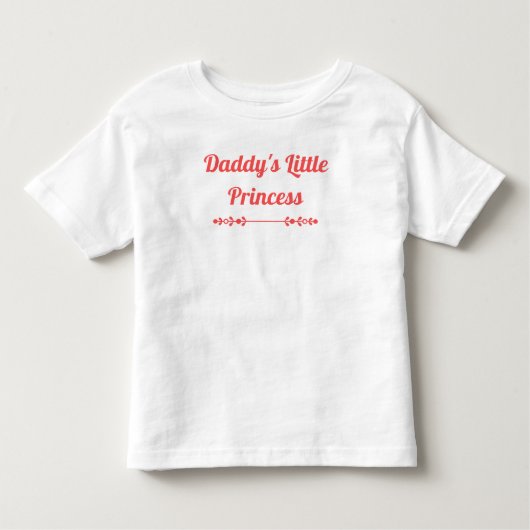 Chic Papa's kleine prinses Kinder Shirts (Voorkant)