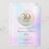 Chic Parel 30ste Verjaardag Kaart (Voorkant / Achterkant)