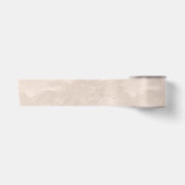 Chic Parel Glam Ivoor Blush Bruiloft Satijnen Lint (Voorkant)