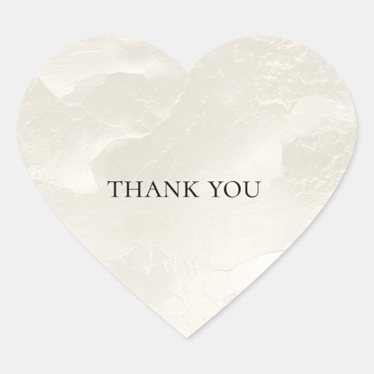 Chic Parel Wit Glam Hart Sticker (Voorkant)