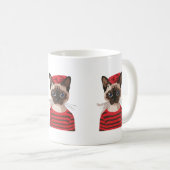 Chic Parijse kat Mok (Voorkant rechts)