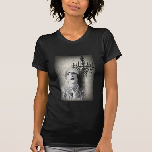Chic Paris Chandelier geweldige gatsby T-shirt (Voorkant)