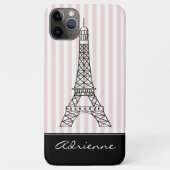 Chic Paris Eiffel Tower Doodle Persoonlijk Case-Mate iPhone Case (Achterkant)