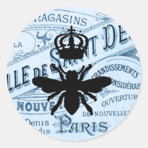 Chic Paris Ephemera Queen Bee Silhouette