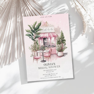 Chic, Paris, Frans café vrijgezellenfeest Kaart