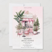 Chic, Paris, Frans café vrijgezellenfeest Kaart (Voorkant)