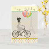 Chic Paris Kaart (Gele Bloem)