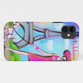 Chic Paris Woman iPhone Case (Achterkant (horizontaal))