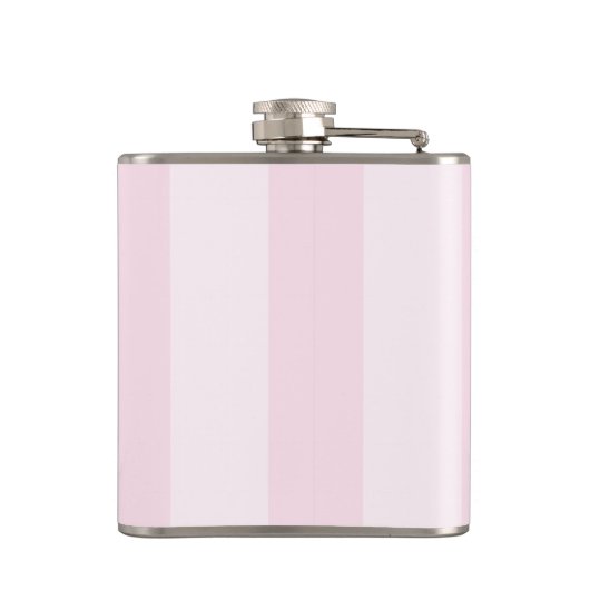 Chic Parisian Pink Stripe Black Eiffel Tower Heupfles (Achterkant)