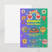 Chic Party Invitation – Stylish Celebration Event  Bedankkaart (Voorkant / Achterkant)