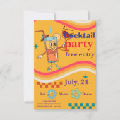 Chic Party Invitation – Stylish Celebration Event  Bedankkaart (Voorkant)