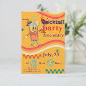 Chic Party Invitation – Stylish Celebration Event  Bedankkaart (Staand voorkant)