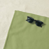 Chic Pas getrouwd de heer Mrs Monogram Leaf Green Strandlaken (In situ)