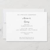 Chic Passen getrouwd & foto's Horizontaal Kaart (Achterkant)