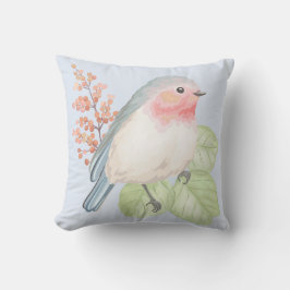 Chic Pastel Bird Sierkussen