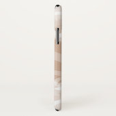 Chic Pastel Brown Waterverf zwoert met naam Case-Mate iPhone Case (Achterkant / rechts)