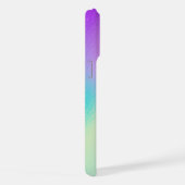Chic Pastel Holographic Personalized Name iPhone Hoesje (Rechterkant)