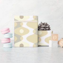 Chic Pastel Mid Century Patroon Cadeaupapier