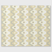 Chic Pastel Mid Century Patroon Cadeaupapier (Vlak)