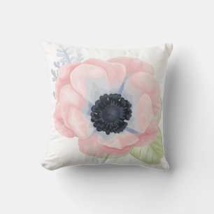Chic Pastel Pink Poppy Sierkussen