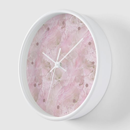 Chic Pastel Roze Agate Marble Pattern Square (Hoek)
