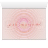 Chic Pastel Spirals 3D Heart gepersonaliseerd binn (Binnen Horizontaal (Onder))