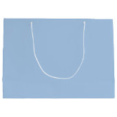 Chic pastelblauw minimalistisch monogram grote gif groot cadeauzakje (Achterkant)