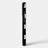 Chic patroonontwerp in zwart en wit Case-Mate iPhone case (Achterkant / Links)