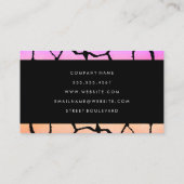 Chic Pattern Trim Visitekaartje (Achterkant)