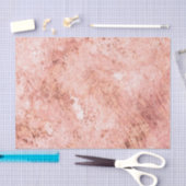 Chic Peach Marble Waterverf bruiloft Tissuepapier (Craft)