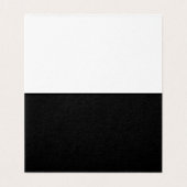 Chic Pearl Confetti op zwart-wit huwelijk Kaart (Binnenkant ongevouwen)