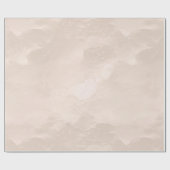 Chic Pearl Glam Ivory Blush Wedding Cadeaupapier (Vlak)