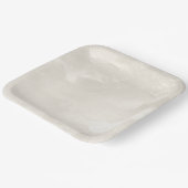 Chic Pearl Glam Ivory Wedding Papieren Bordje (Gebogen)