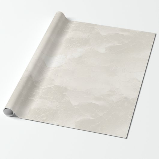 Chic Pearl Ivory White Wedding Cadeaupapier (Uitgerold)
