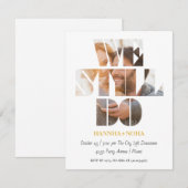 Chic Peek Wij Hernieuwen Nog Steeds Uitnodiging Vo (Voorkant / Achterkant)