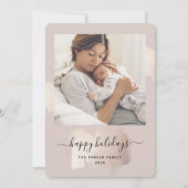 Chic-penseelstreek | Prettige feestdagen Kerstfees Feestdagenkaart (Voorkant)