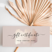 Chic-penseelstreek | Roos Gold Cadeaubon