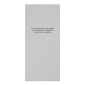 Chic-penseelstreek | Salon Price List Services Reclamekaart (Achterkant)