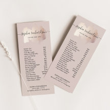 Chic-penseelstreek | Salon Price List Services