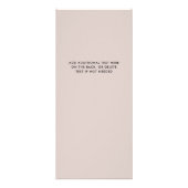 Chic-penseelstreek | Salon Price List Services Reclamekaart (Achterkant)