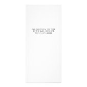 Chic-penseelstreek | Salon Price List Services Reclamekaart (Achterkant)