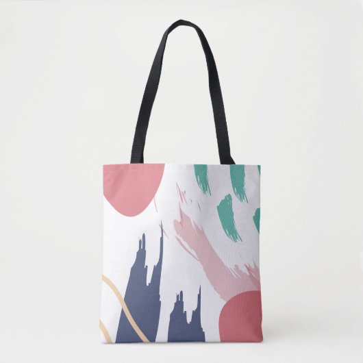 Chic-penseelstreek Tote Bag (Voorkant)
