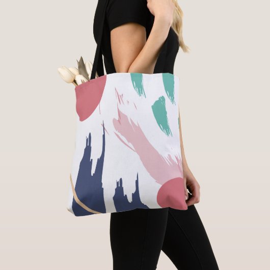 Chic-penseelstreek Tote Bag (Dichtbij)