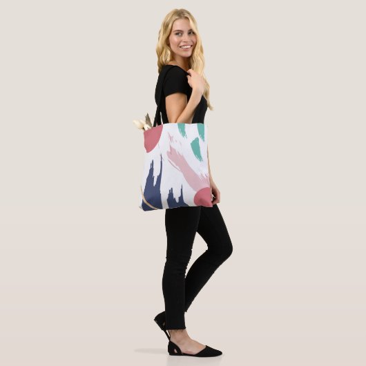 Chic-penseelstreek Tote Bag (Op model)