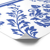 Chic Periwinkle Ribbon Vrijgezellenfeest Welkomstb Poster (Hoek)