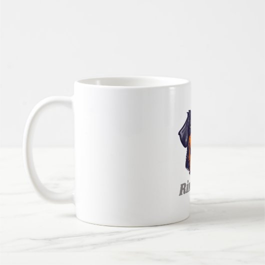 Chic Personaliseer Pet Mok met naam en stijlvolle (Links)