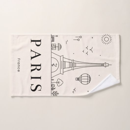 Chic Personalized Towel Set for Bathroom & Spa Bad Handdoek (Handdoek)